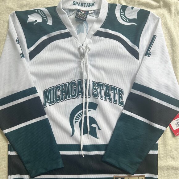 Michigan State Youth Medium Hockey Jersey - Picture 1 of 4